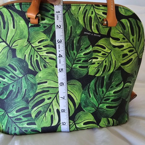 Dooney & Bourke Monstera Purse - Handbag - Zip Satchel - Picture 11 of 13